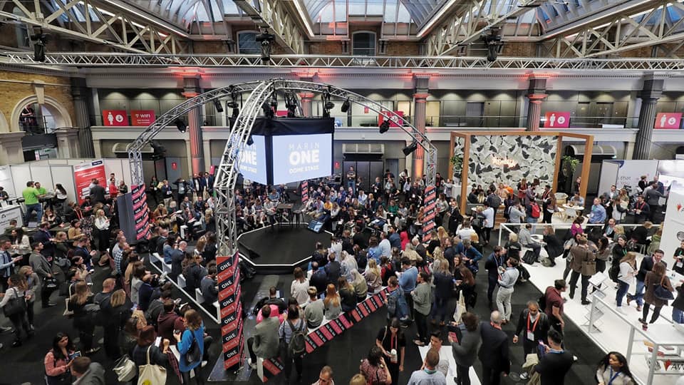 PI Live conference dome stage