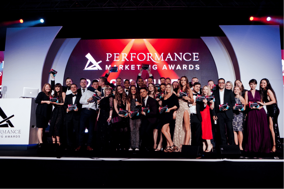 performane marketing awards group photo