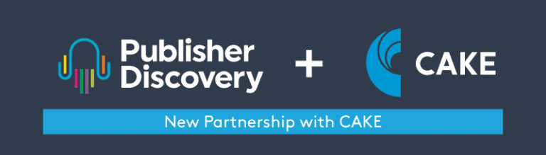 New Partnership with Cake and Publisher Discovery
