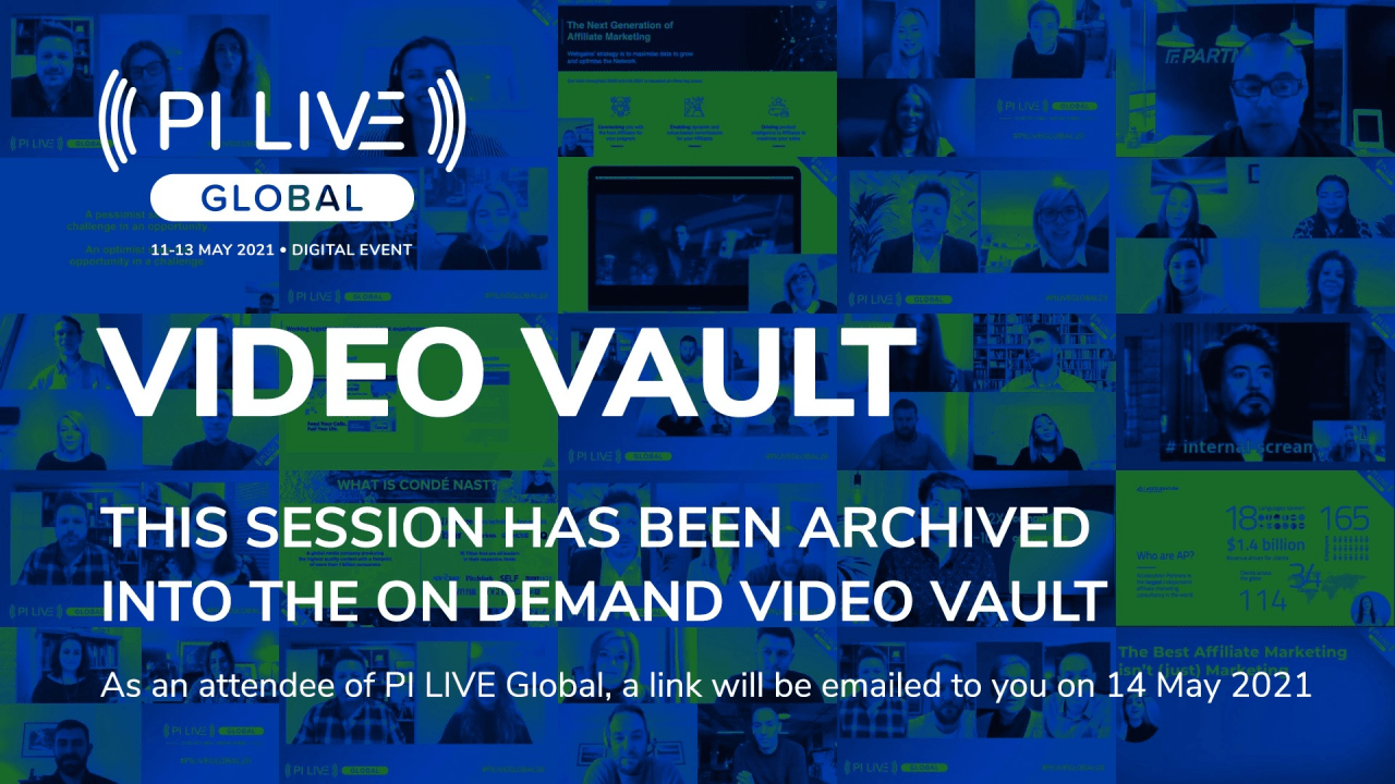 PI Live 2021 video vault